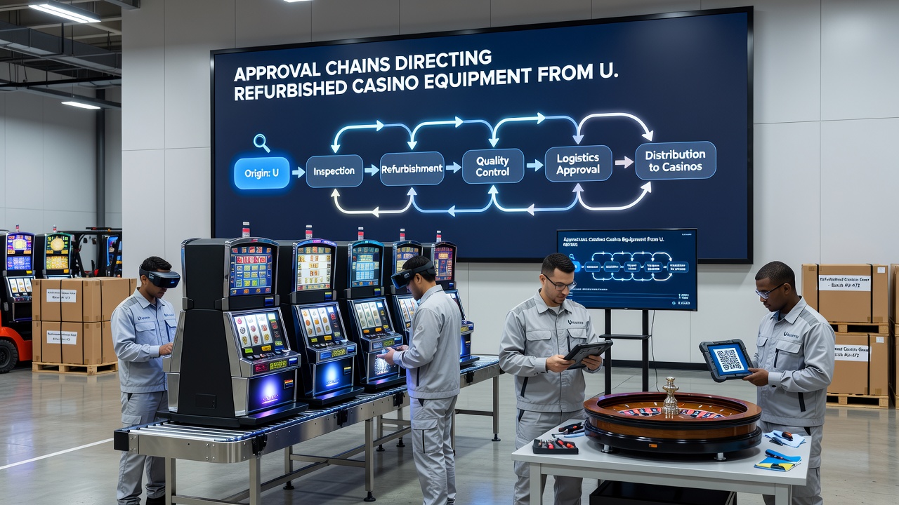 Ablauf von Genehmigungen bei internationalen Casino-Equipment-Transfers