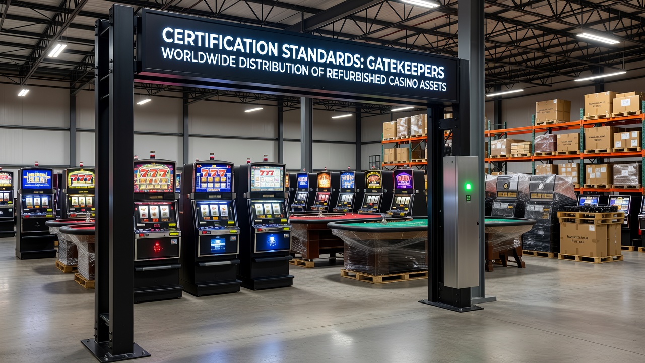 Zertifizierungsprozesse für generalüberholte Casino-Geräte im globalen Handel